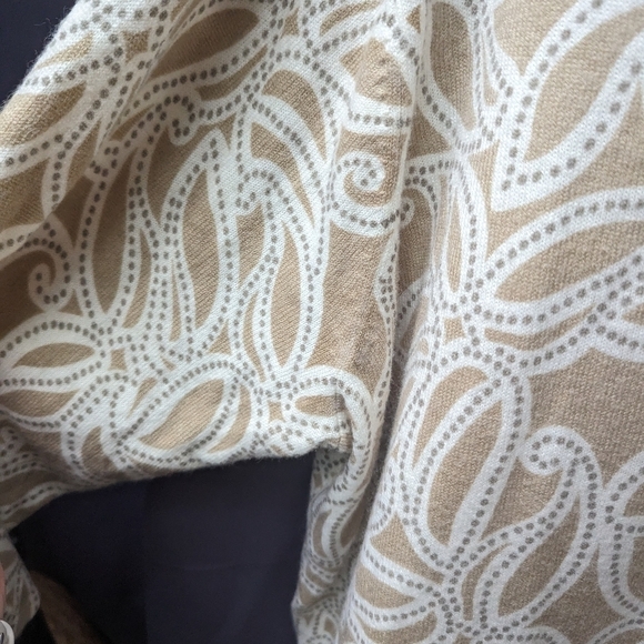 Studio Works Abstract Print Scoop Neck Sweater Sz 3X - Picture 5 of 11